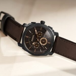 Fossil Machine Chronograph Brown Dial Men's Watch, Formal & Casual Look- FS4656 (Best Gift For Man)